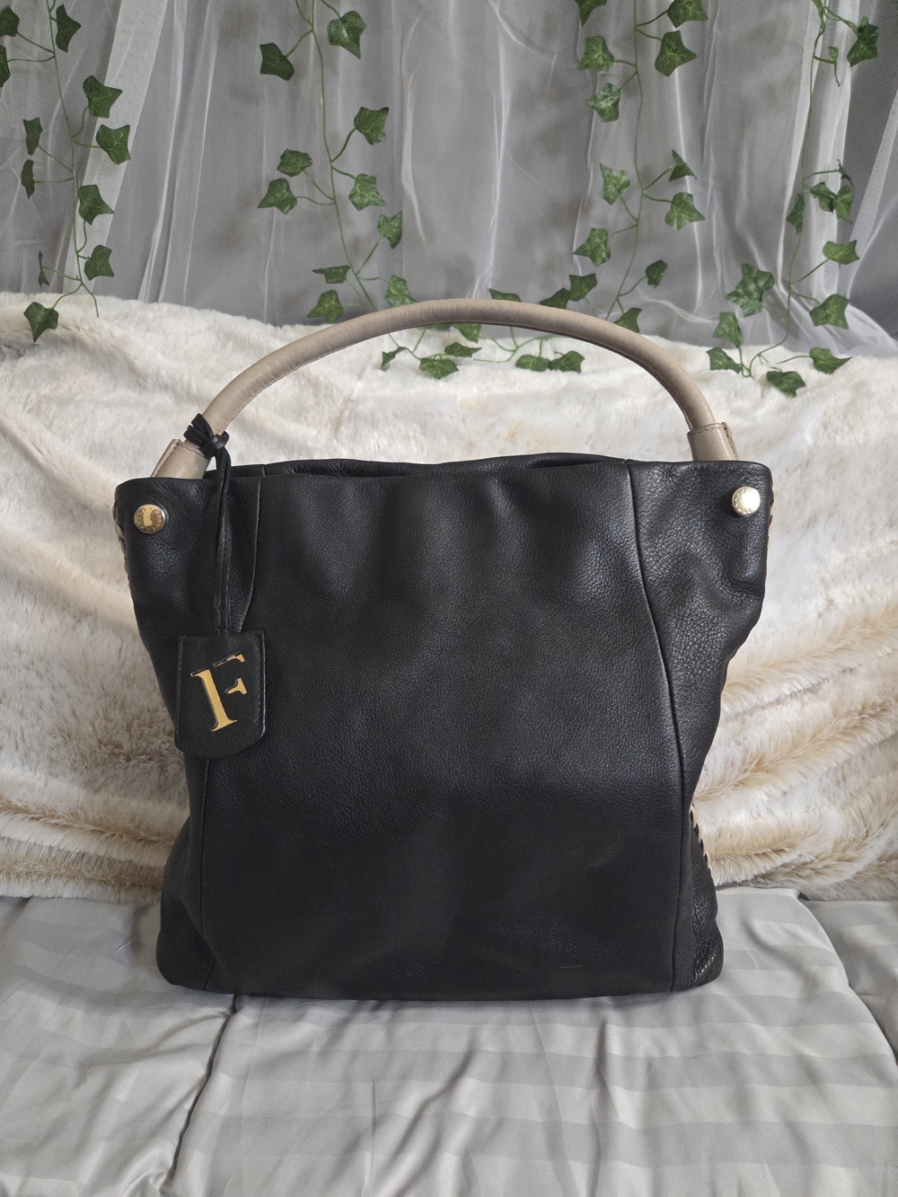Furla Liz Leather Hobo Bag